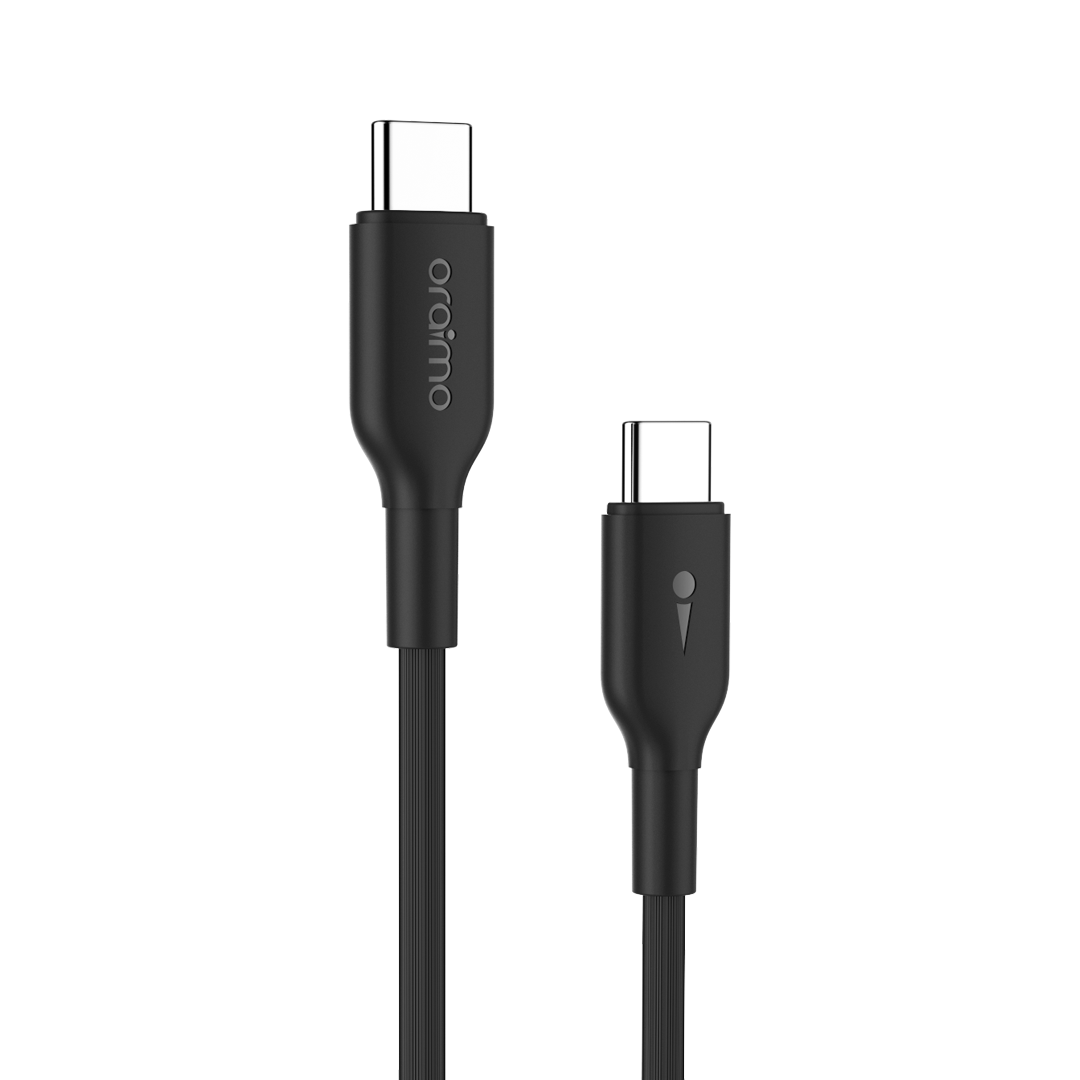 Cable Speedline USB-C a USB-C 1m Negro Oraimo