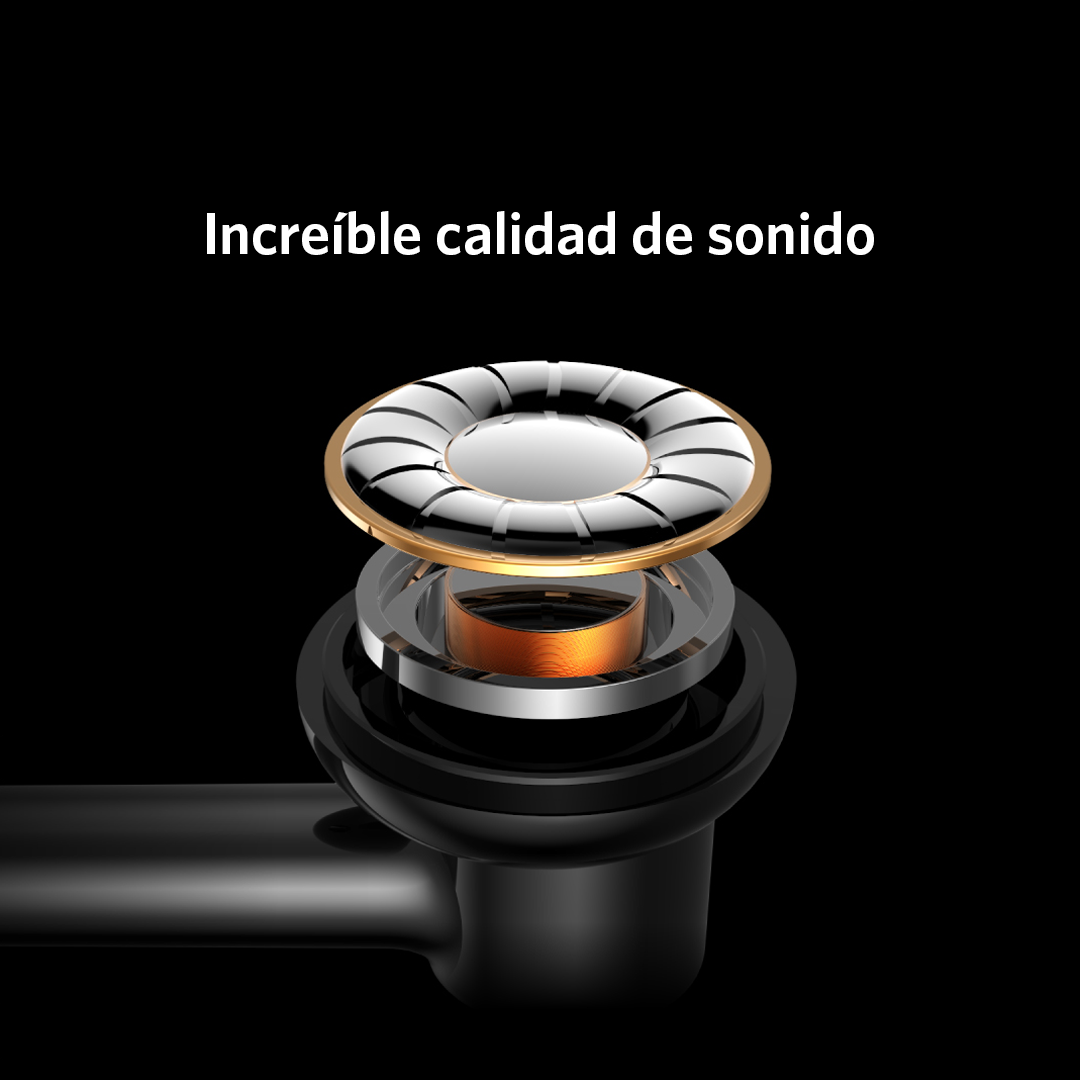 Audífonos con Cable Thor Negro Oraimo