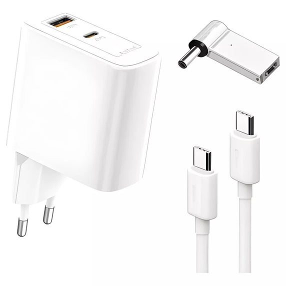 Kit de Cargador de Pared Powergan 45W + Cable USB-C 1m Oraimo