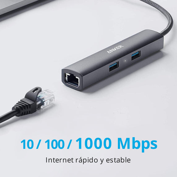 Hub Power expand+ 5 puertos en 1 USB-C