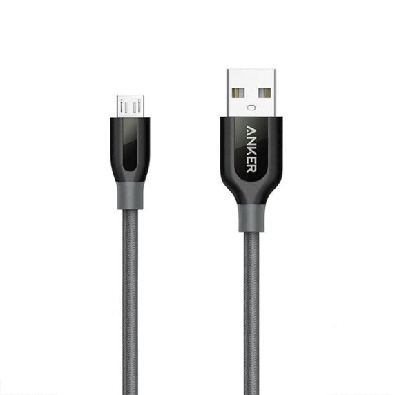 Cable Micro USB PowerLine+ 0.9m Gris