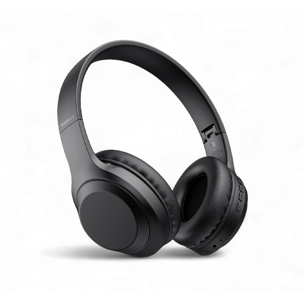 Audífonos Over Ear Bluetooth Con Parlante portátil Negro Blackbird