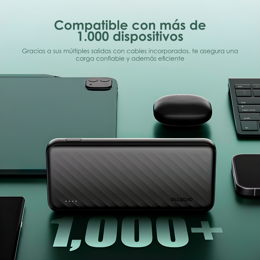 Batería Externa Oraimo 3 entradas