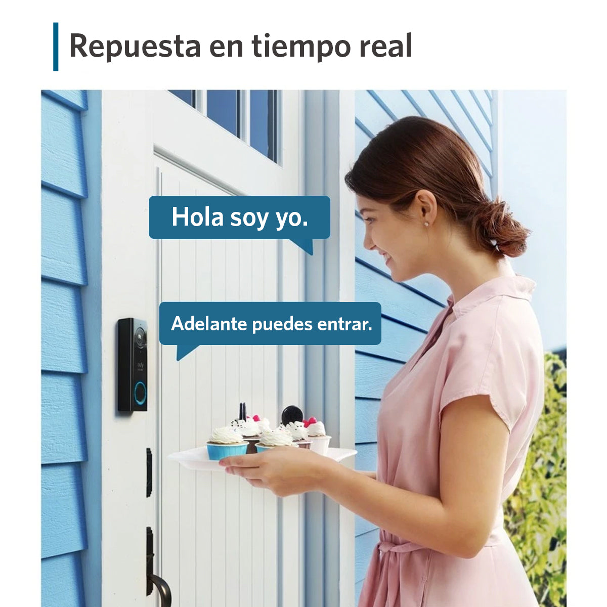 Timbre Inteligente Inalámbrico con Cámara 1080p