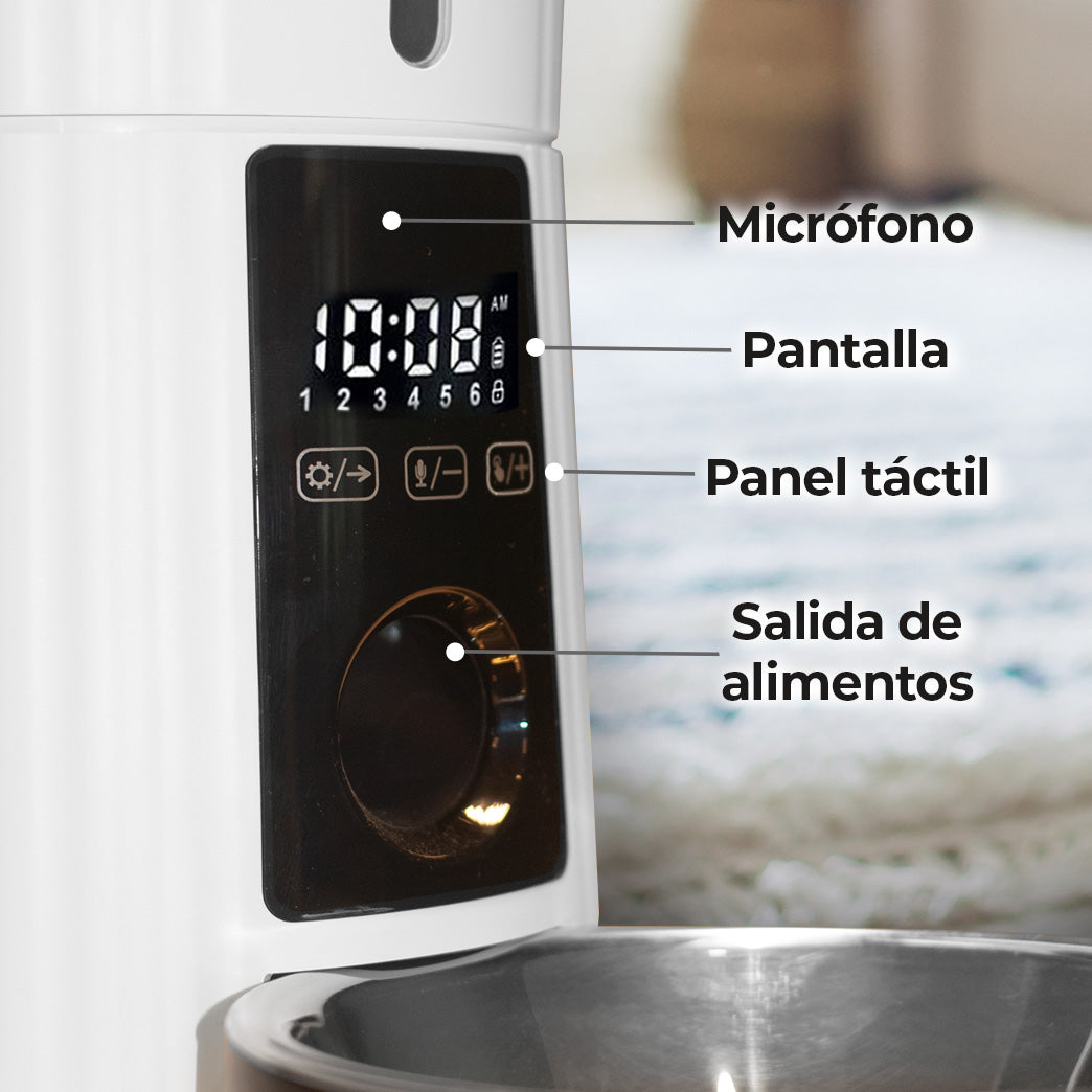 Dispensador automático de alimentos para perros y gatos táctil IMA