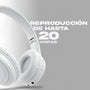 Audífonos Over Ear Bluetooth Con Parlante portátil Blanco Blackbird